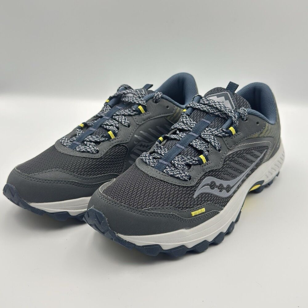 Saucony Women's Excursion TR15 Blue Yellow Size 10 Grey Running Shoes